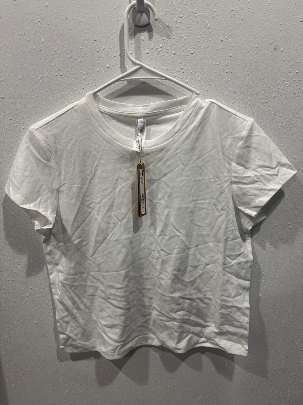 SKIMS White Short-Sleeve Crew Tee